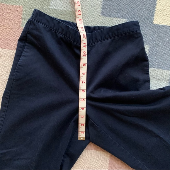 Navy Petite High-Waisted Alfred Dunner Pants 6P - Picture 5 of 8